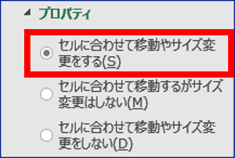 プロパティの3つの選択肢