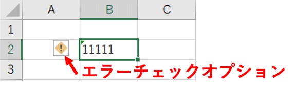 エラーチェックオプション