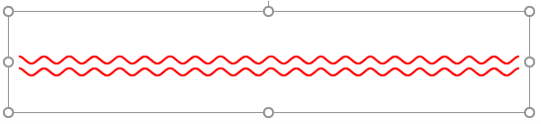 輪郭線のベースの完成図