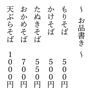 数字を全角にしたところ