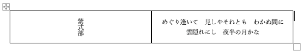 文字の配置が完了したところ