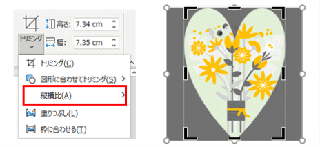 縦横比　縦2:3