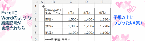 セル内改行を置換で削除　タイトル画像