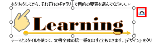 レイアウトオプションボタン